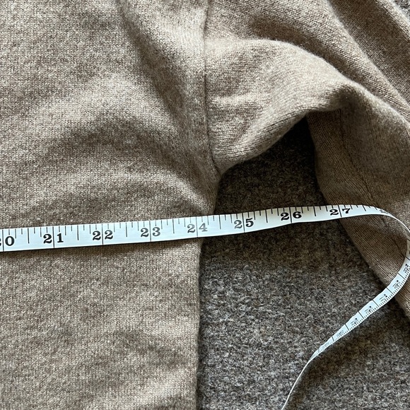 Lands End 100% Cashmere V Neck Sweater Pullover Relaxed Oversized Womens Medium - Picture 11 of 12